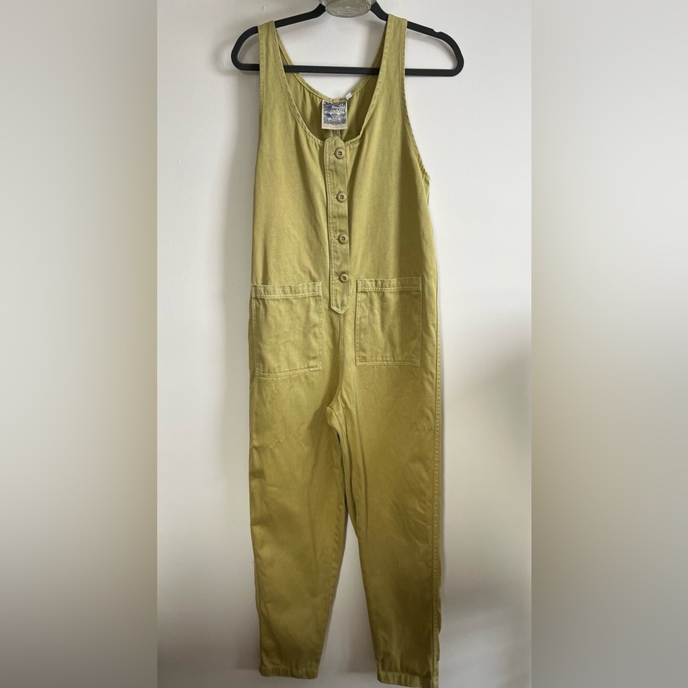 Jungmaven button front jumper in Margarita